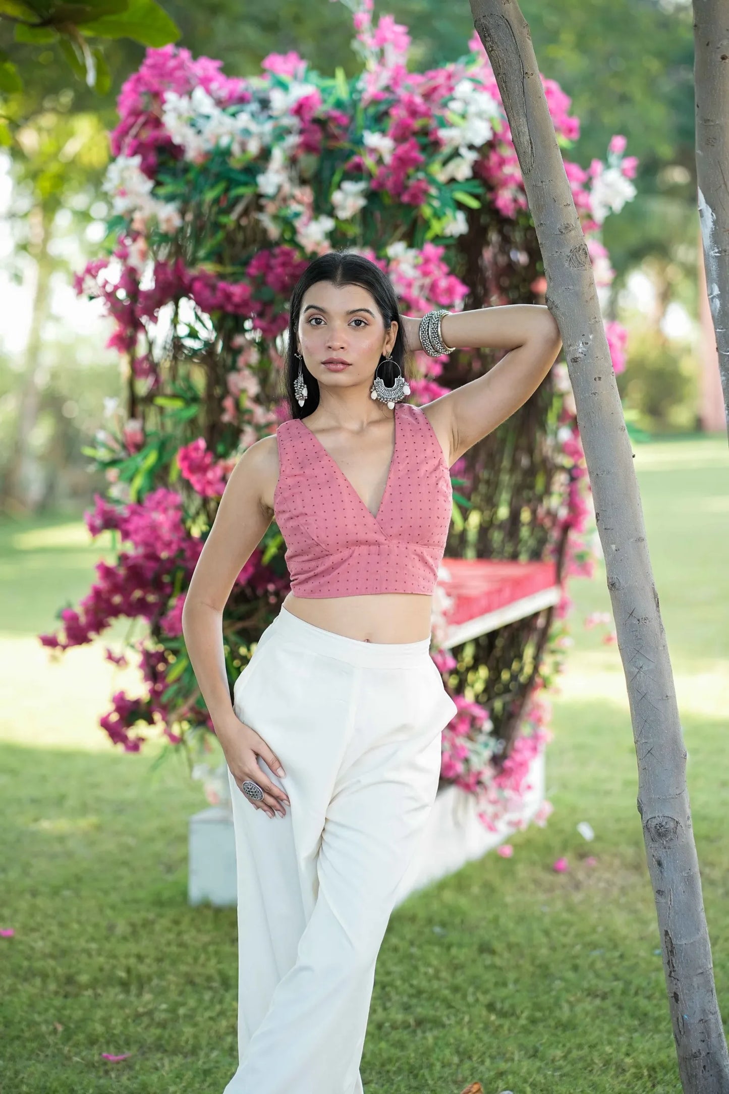 Dusty Pink Cotton Bralette