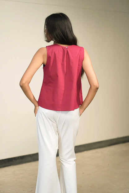 Rani Handloom Cotton Sleeveless Top