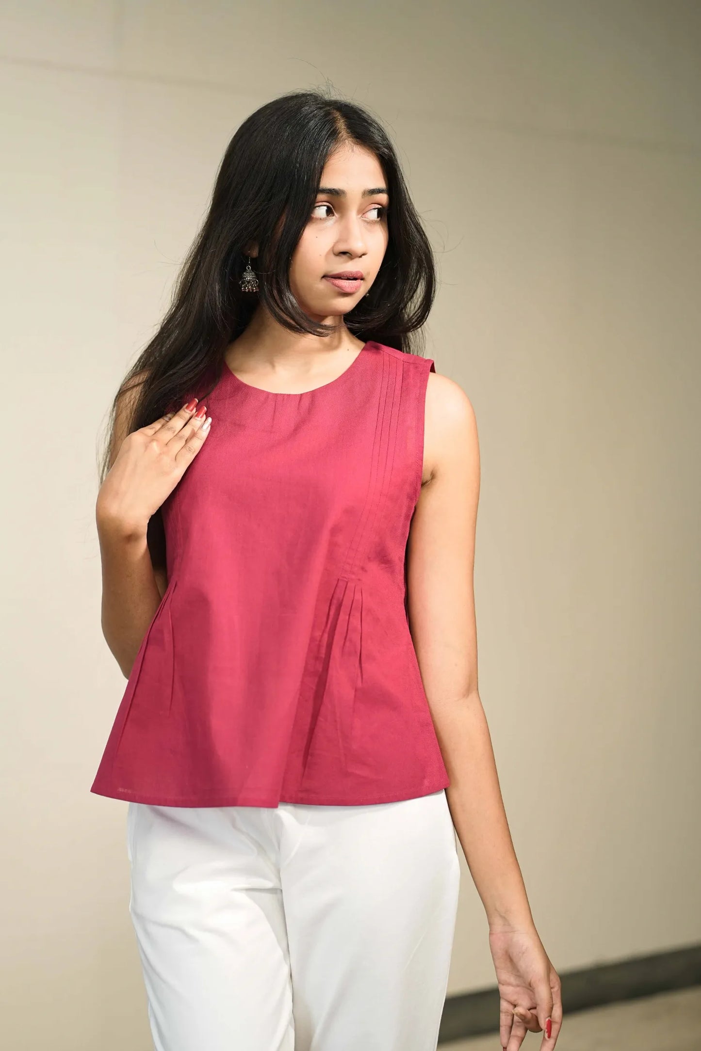 Rani Handloom Cotton Sleeveless Top
