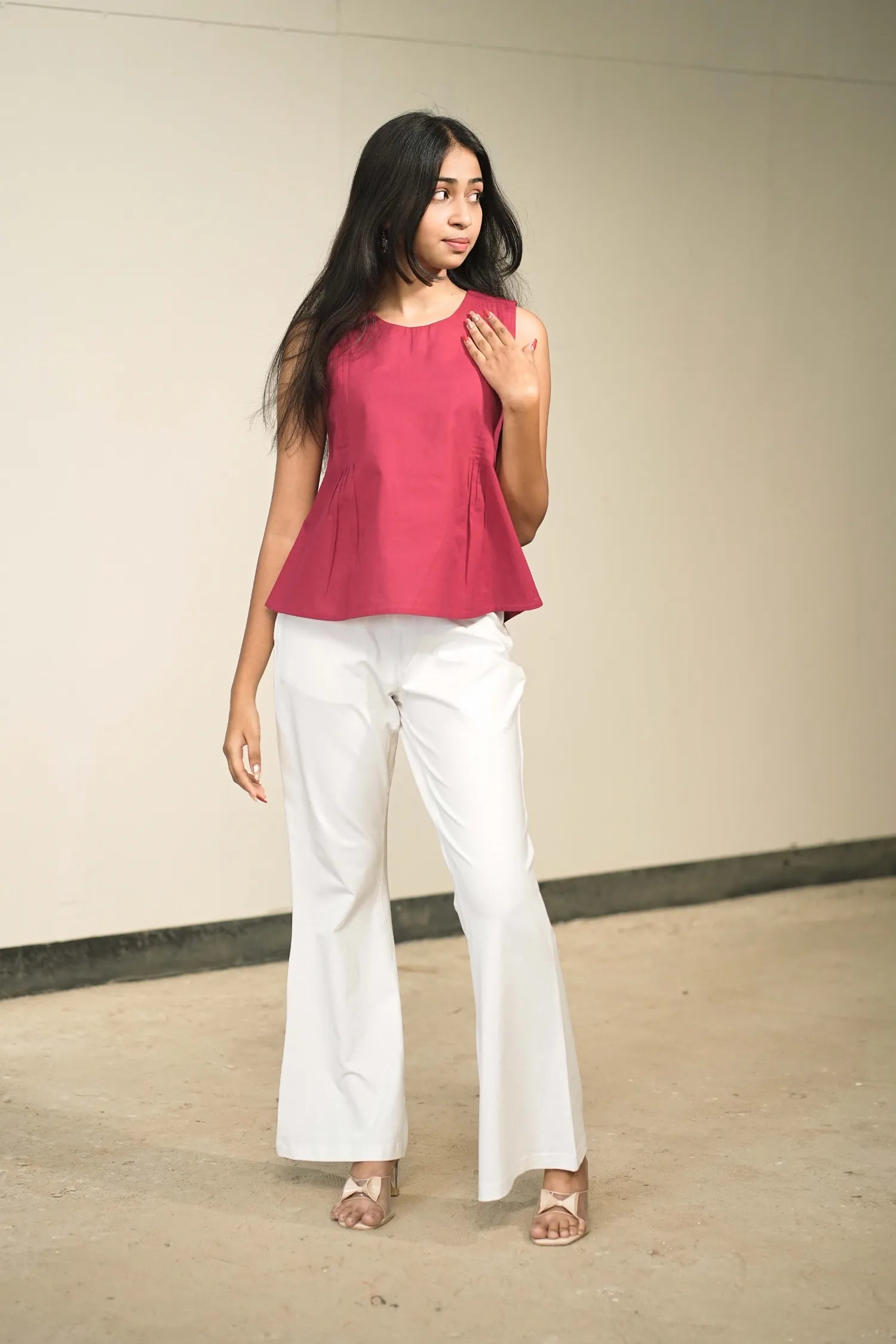 Rani Handloom Cotton Sleeveless Top