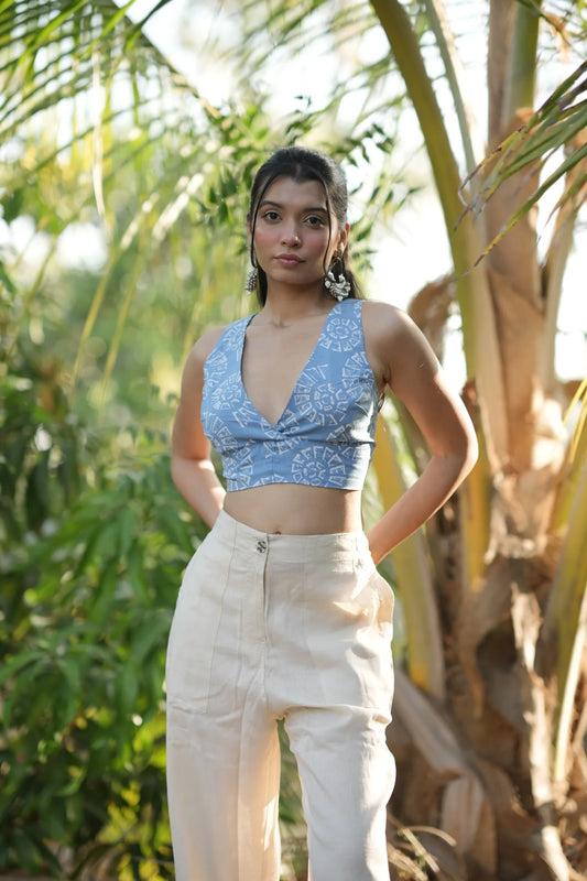Sky Blue Mandala Bralette