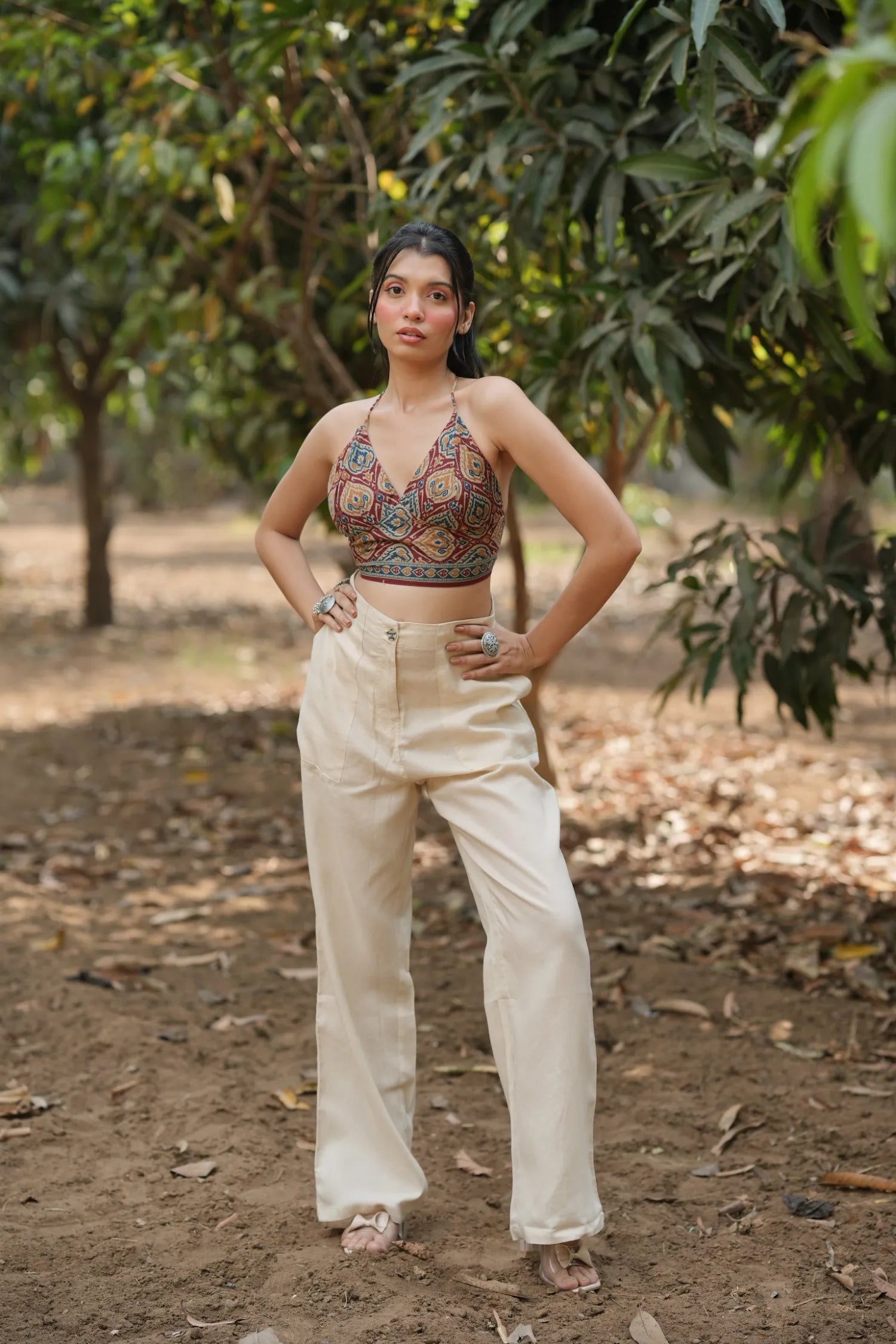 Rust Ikat Bralette