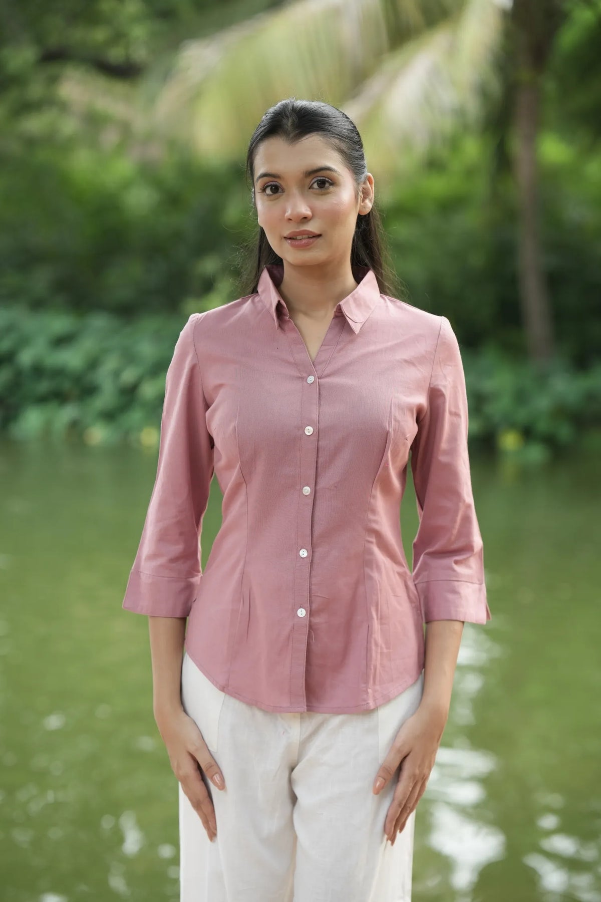 Pink Cotton Shirt