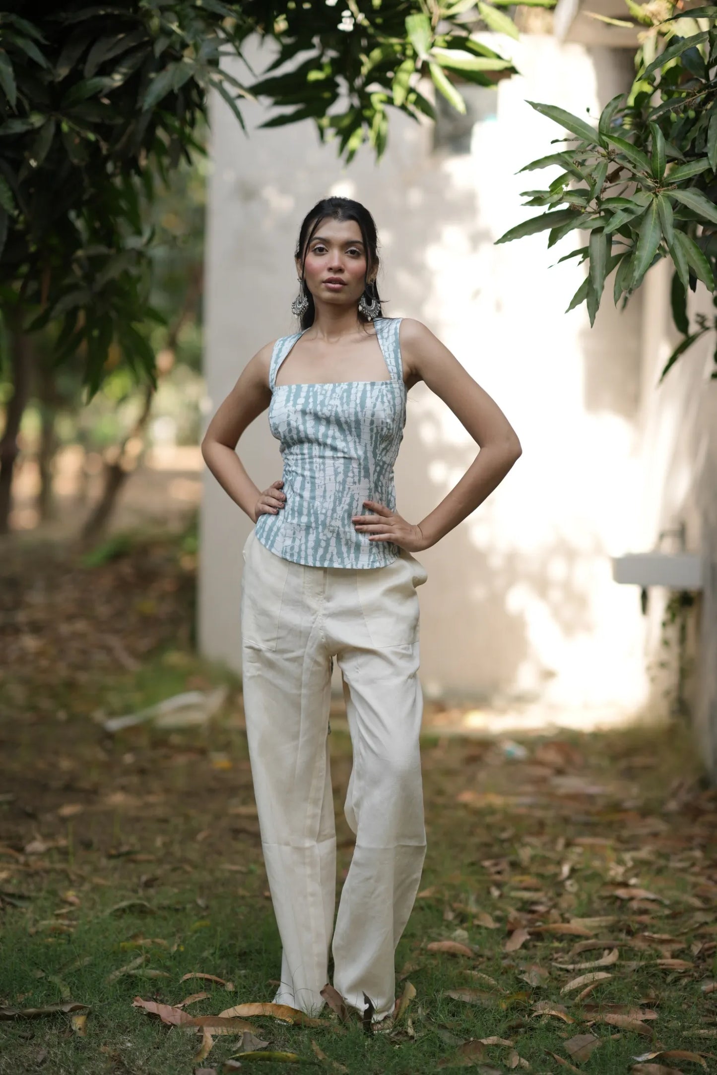 Sea Mist Corset Top