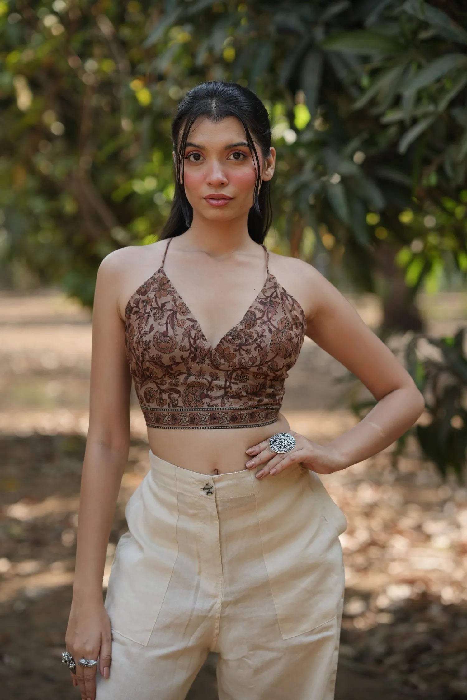 Mocha Bloom Bralette