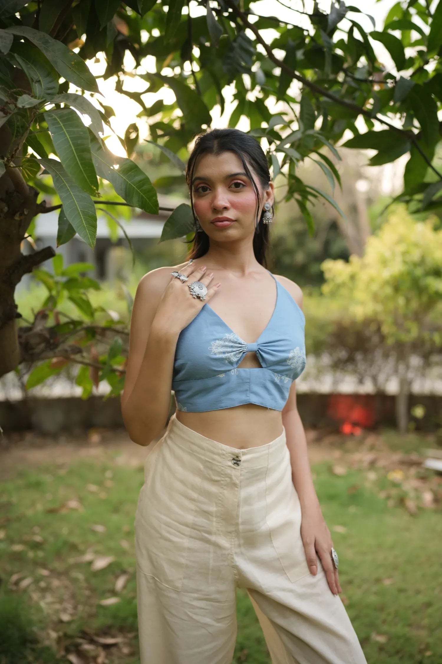 Powder Blue Buta Bralette