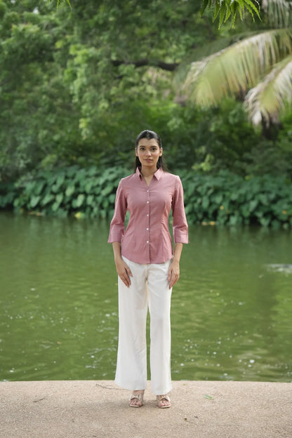 Pink Cotton Shirt