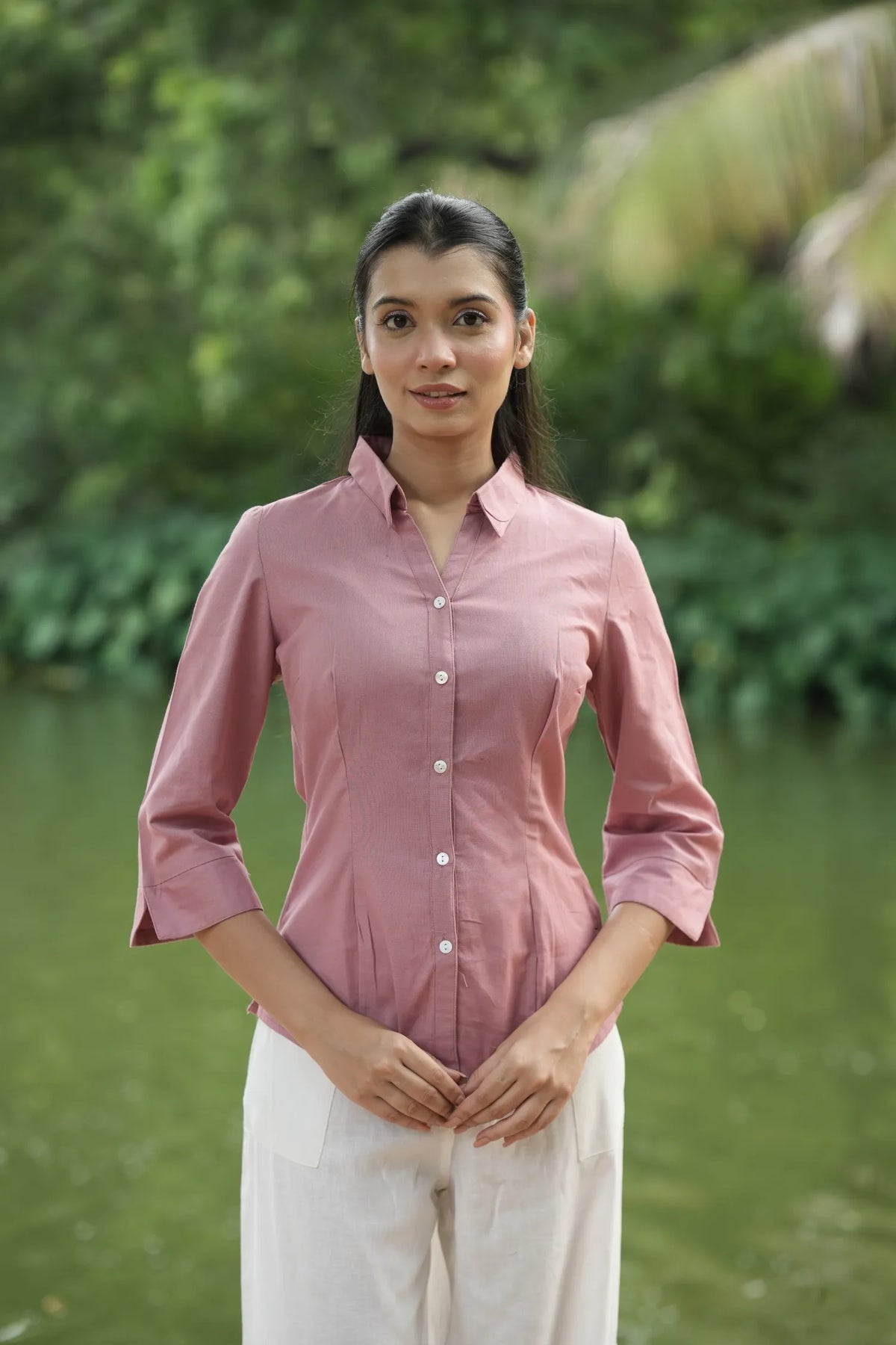 Pink Cotton Shirt