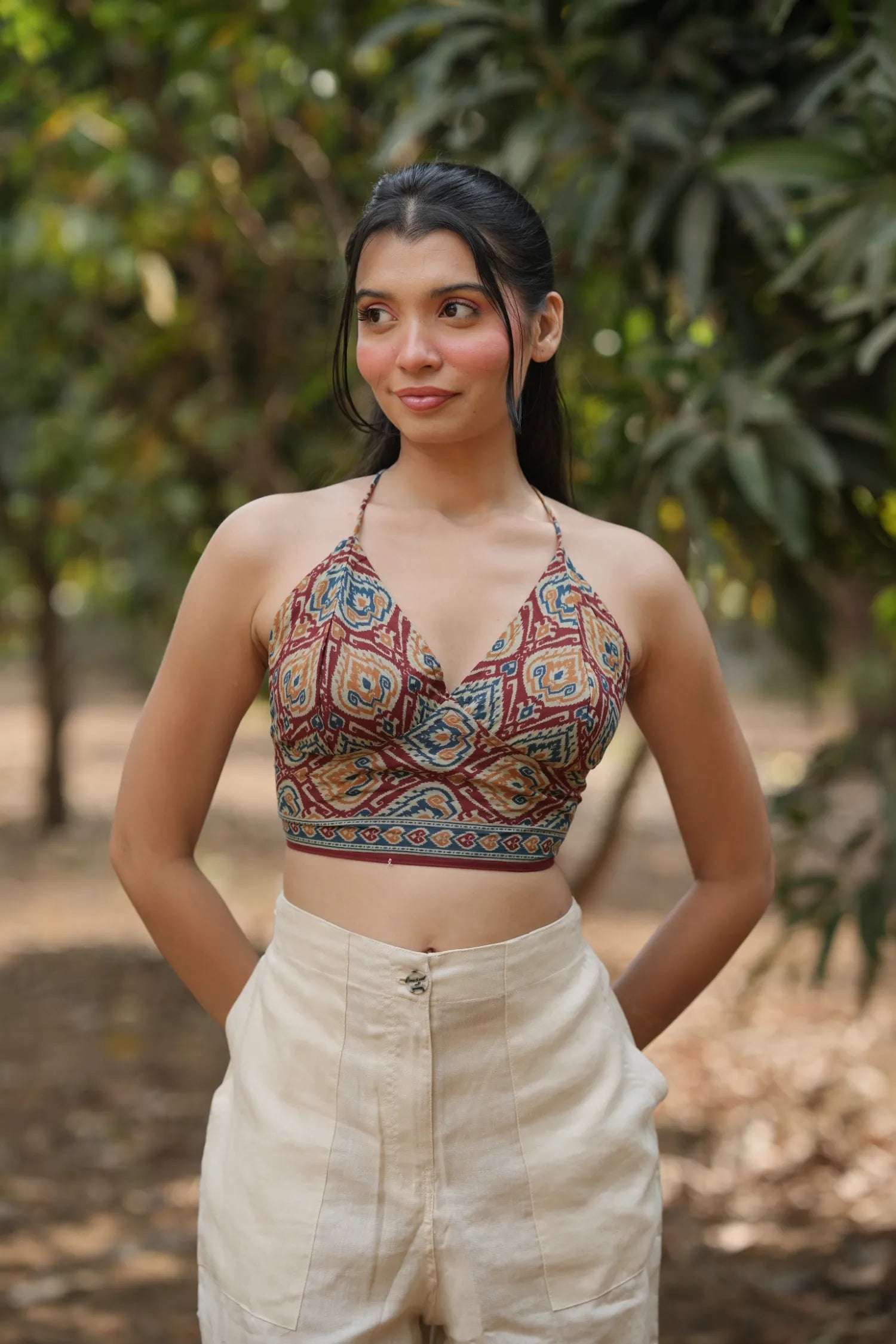 Rust Ikat Bralette