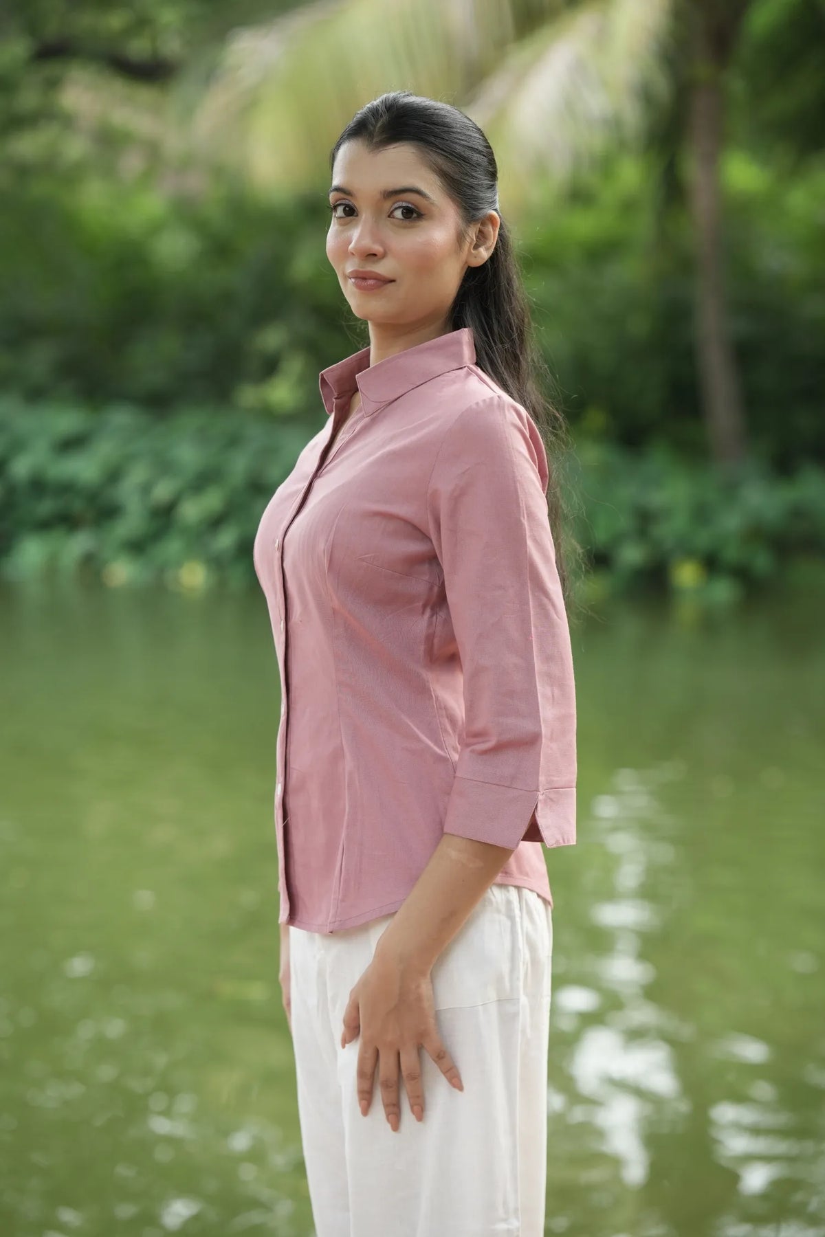 Pink Cotton Shirt