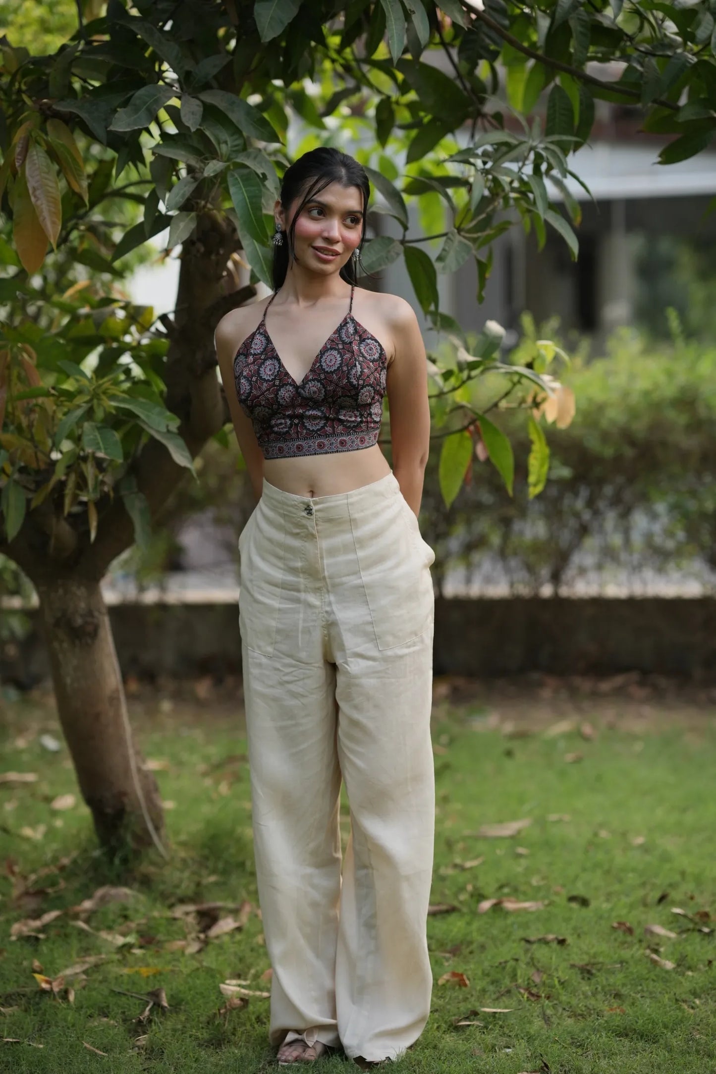 Black Ajrakh Bralette