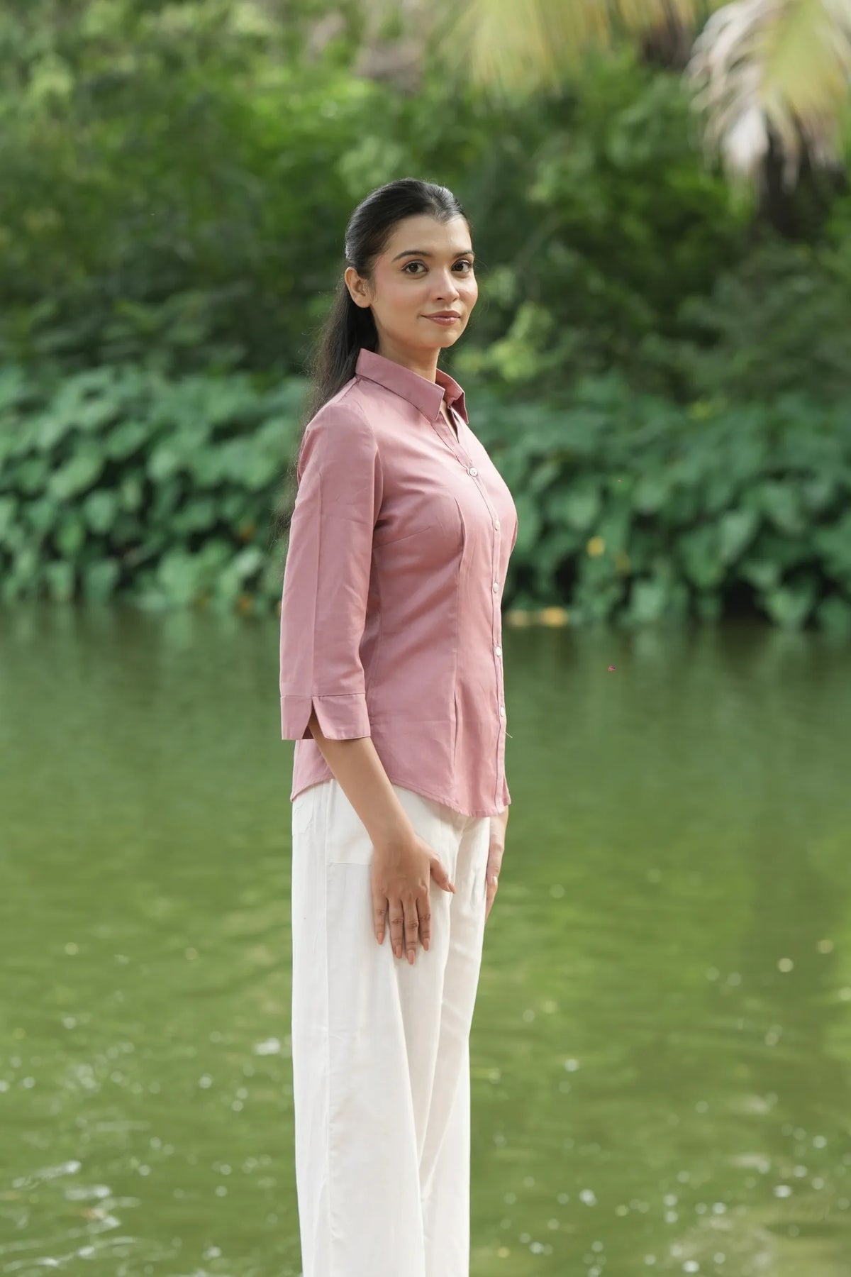 Pink Cotton Shirt