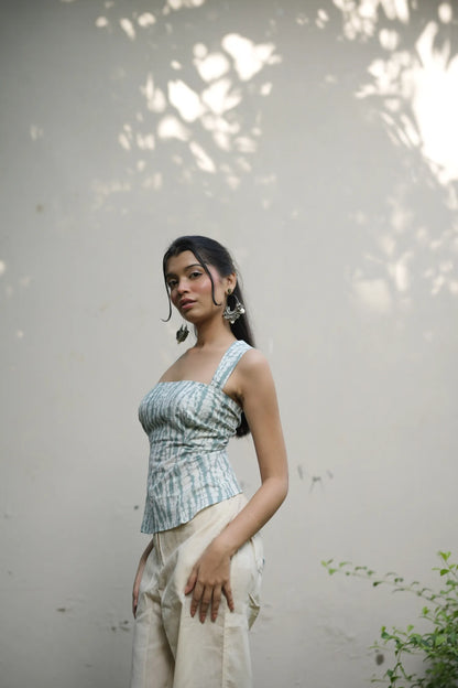 Sea Mist Corset Top
