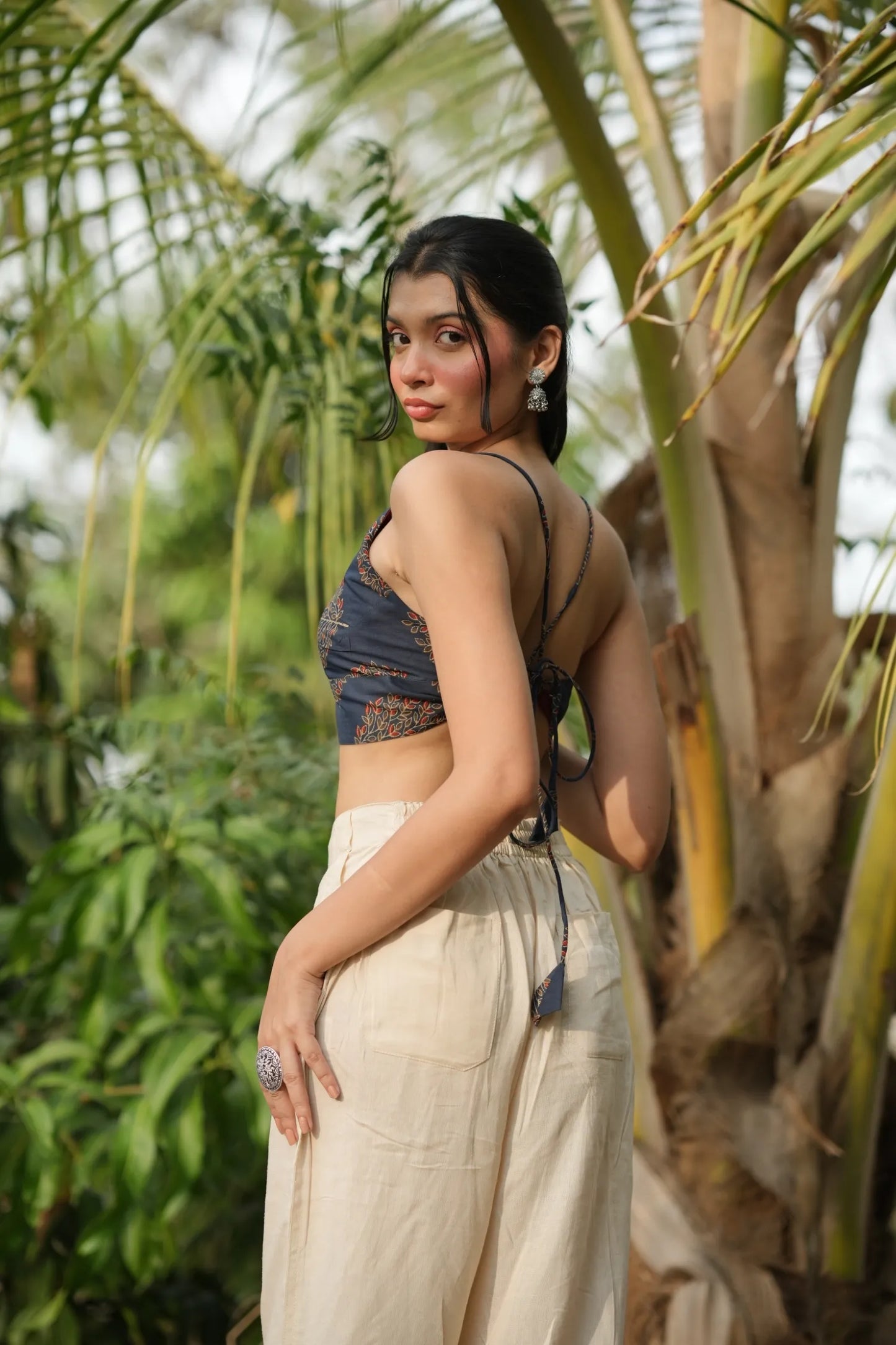 Deep Blue Buta Bralette