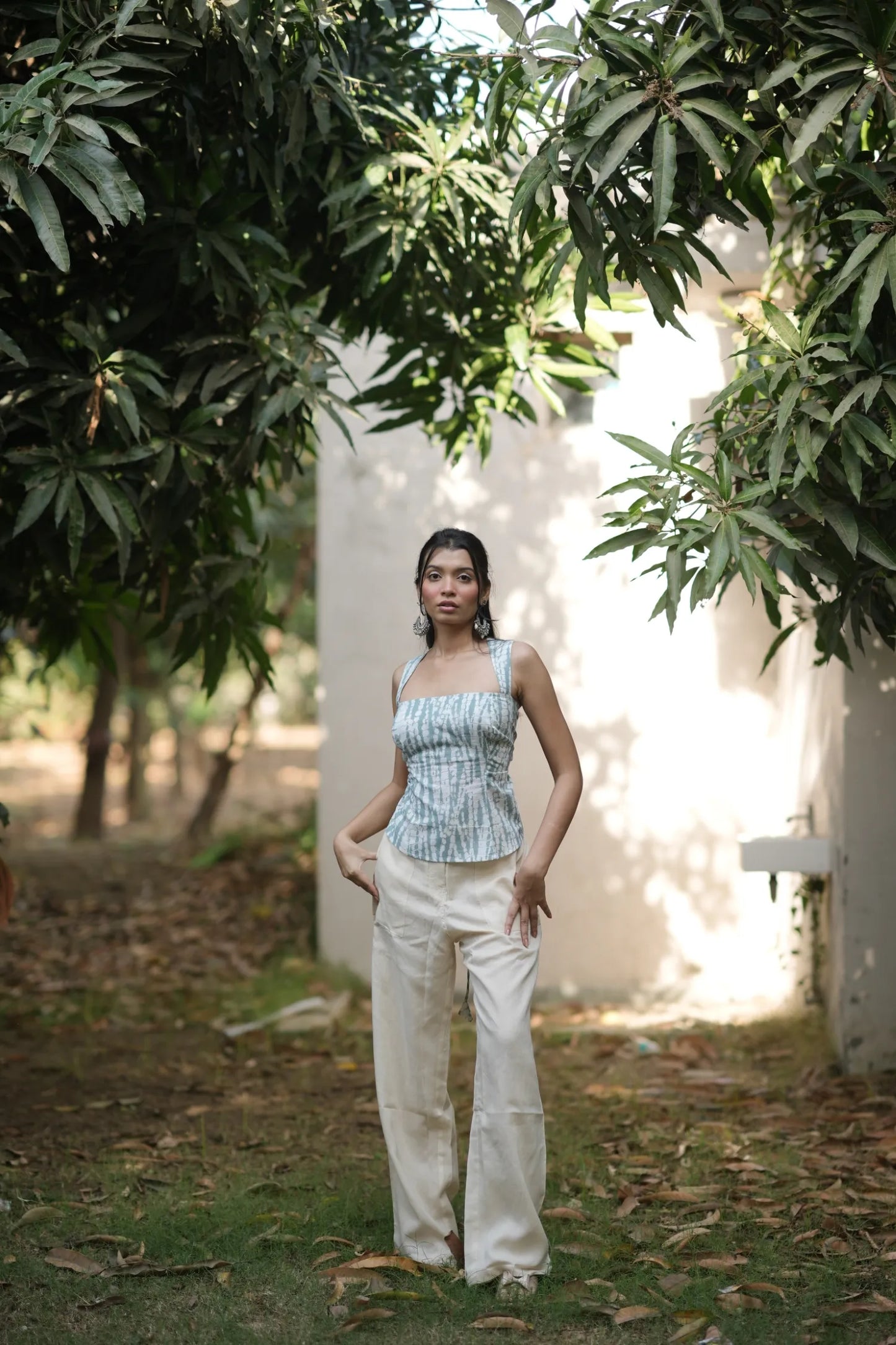 Sea Mist Corset Top
