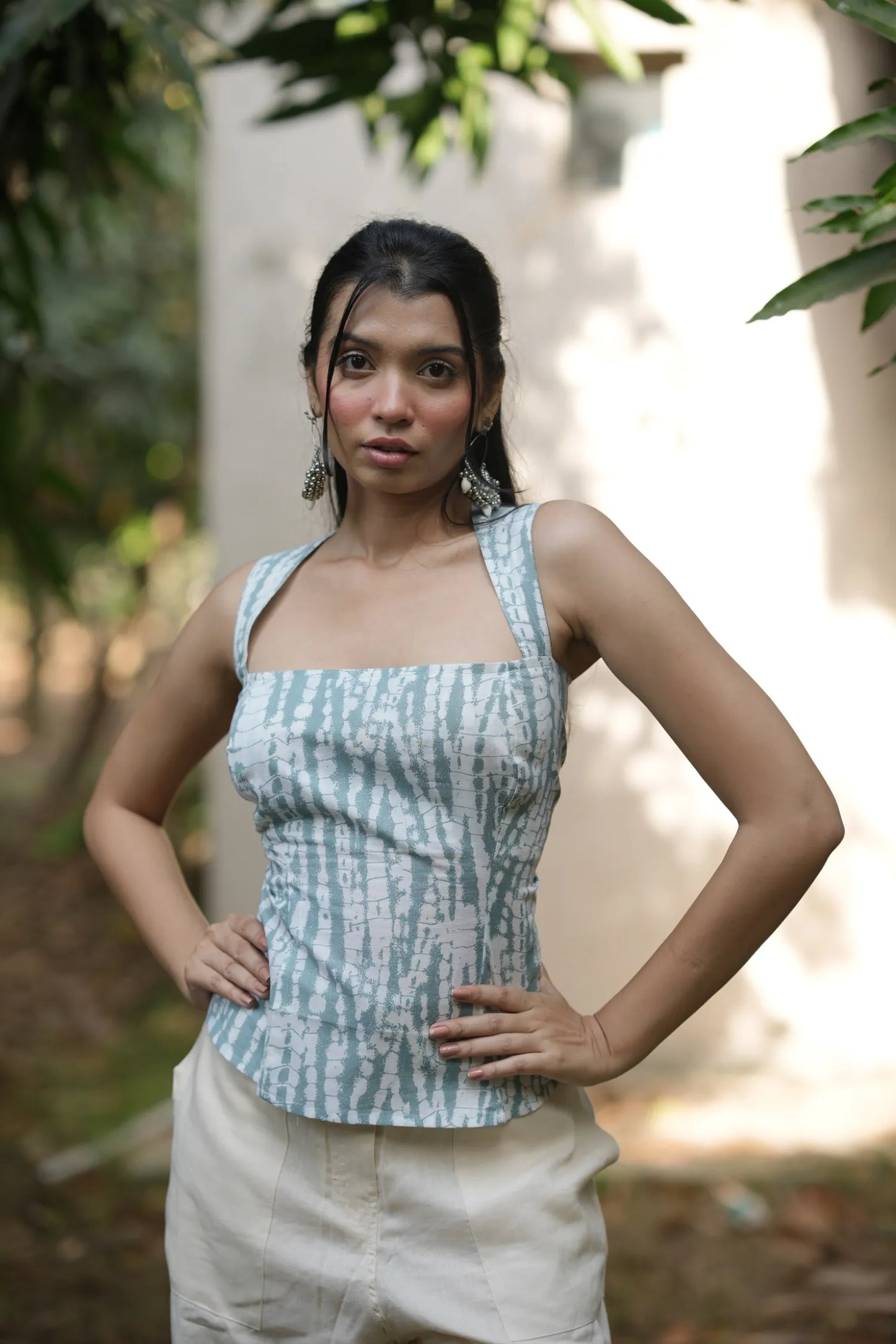 Sea Mist Corset Top