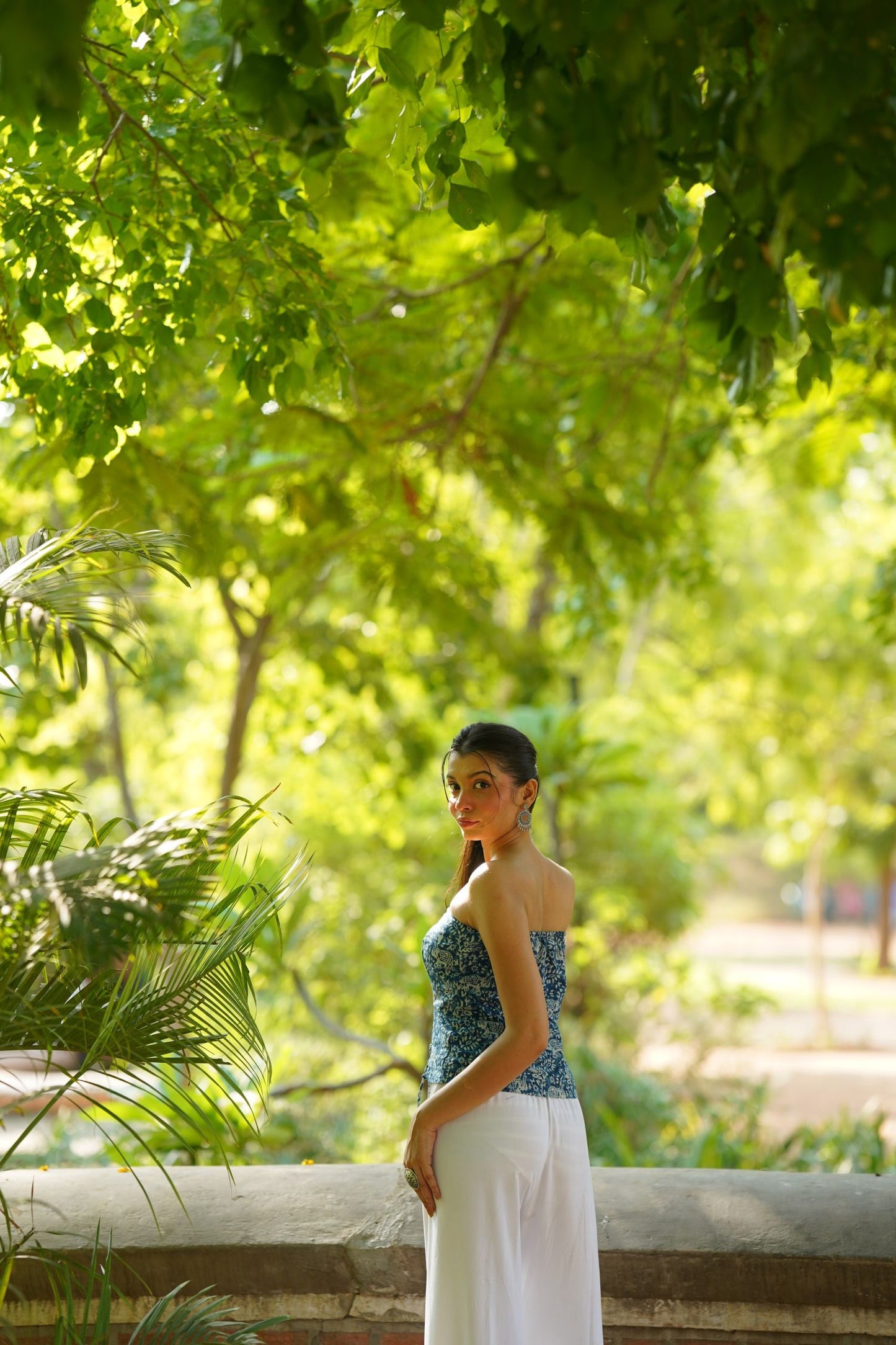 Indigo Elephant Tube Top
