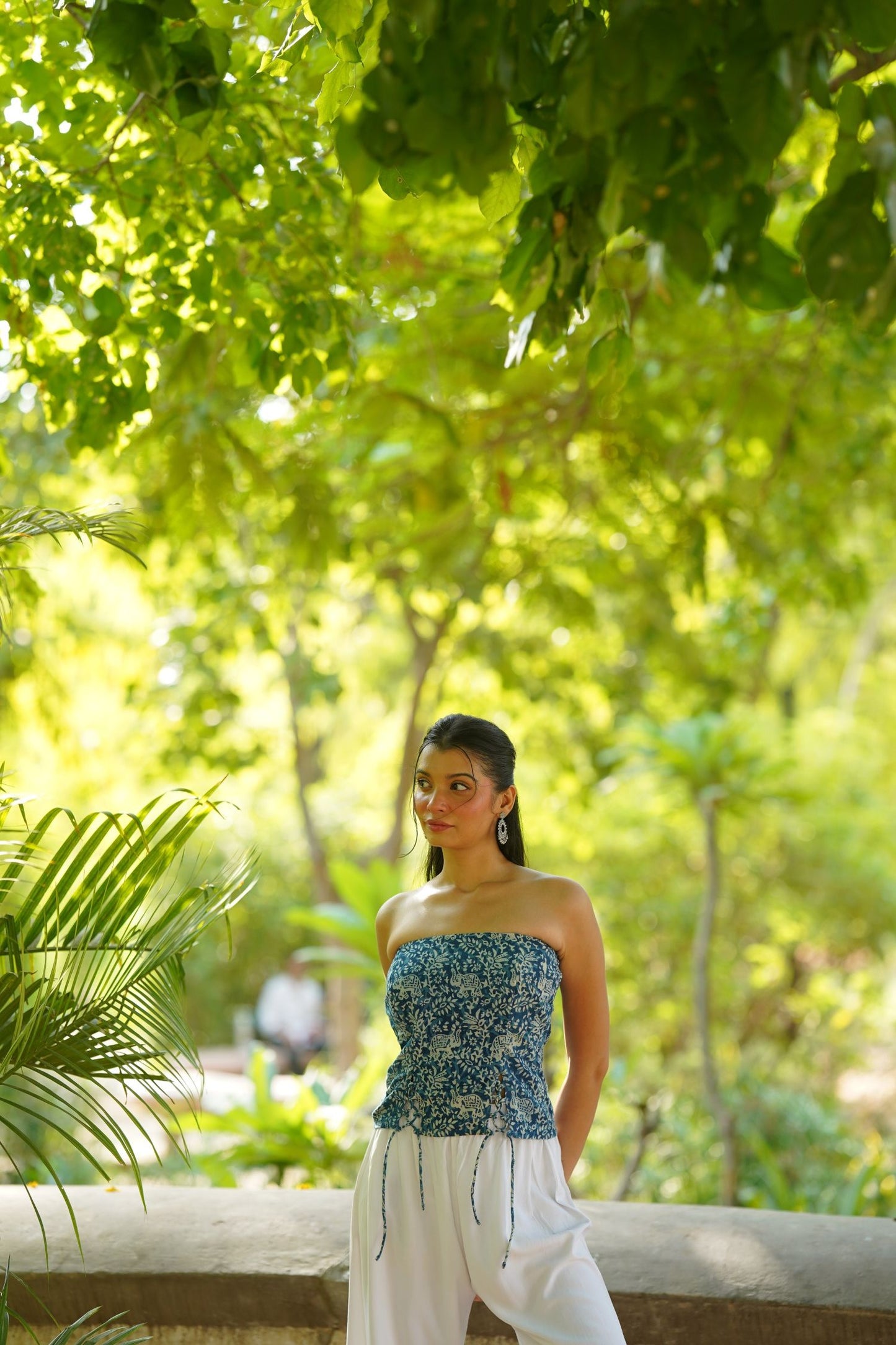 Indigo Elephant Tube Top