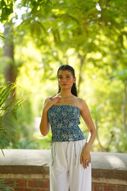 Indigo Elephant Tube Top