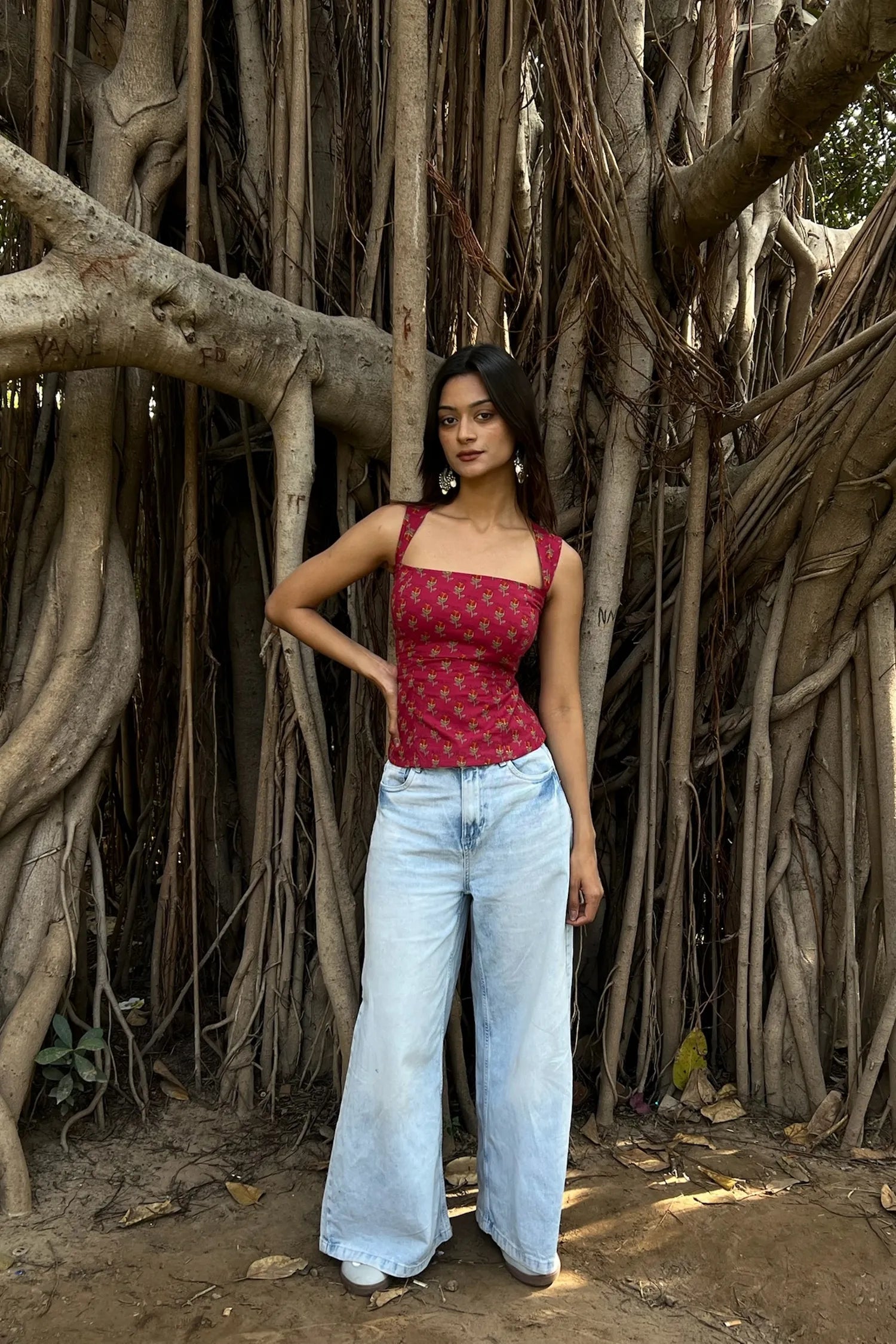 Rani Pink Buti Corset Top