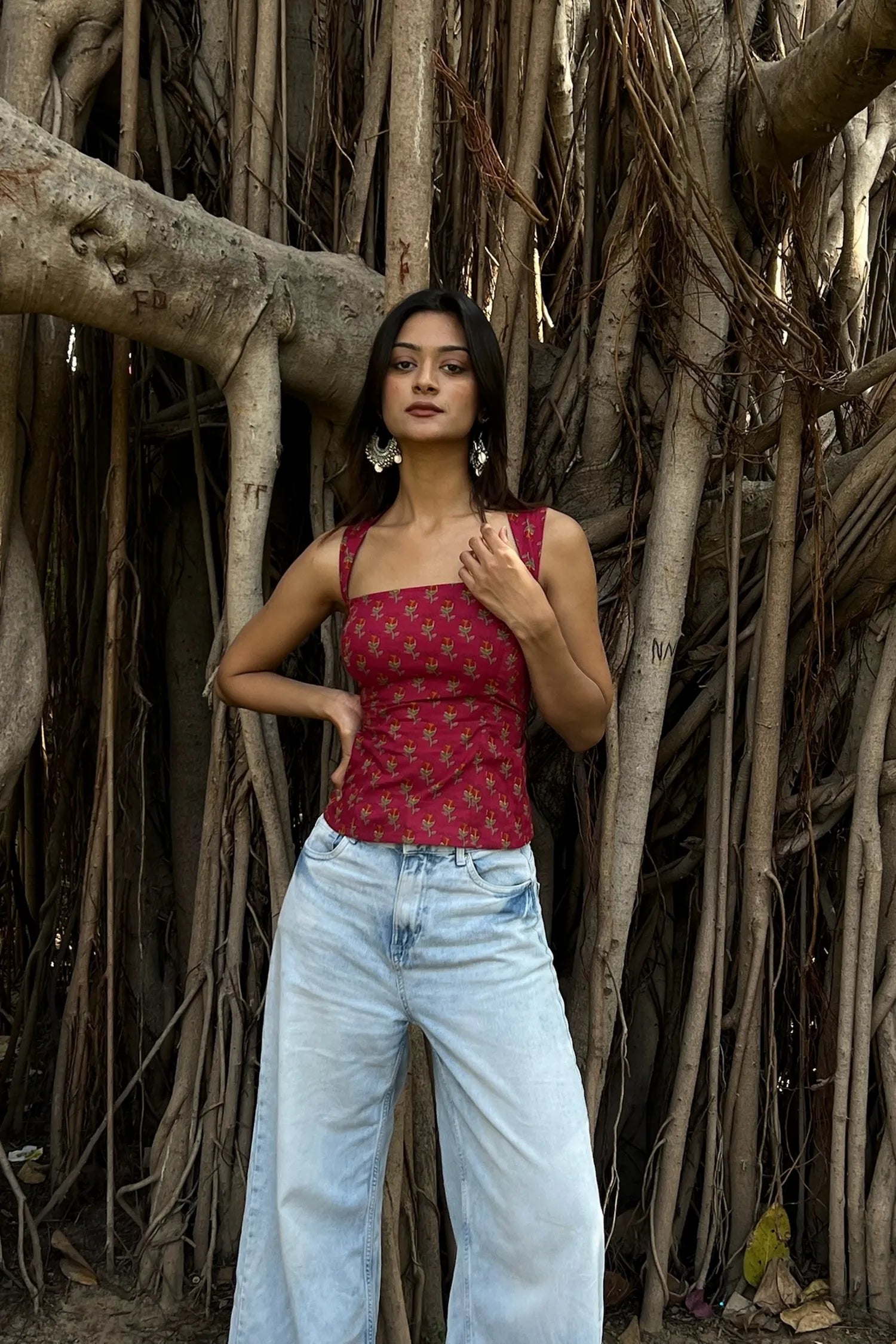 Rani Pink Buti Corset Top