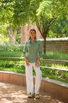 Green Cotton Shirt