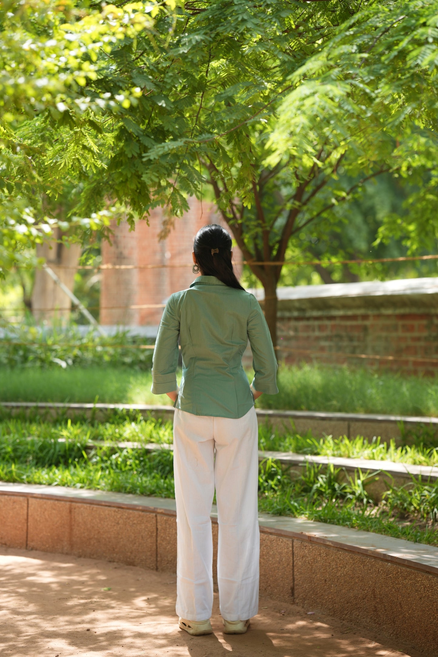 Green Cotton Shirt